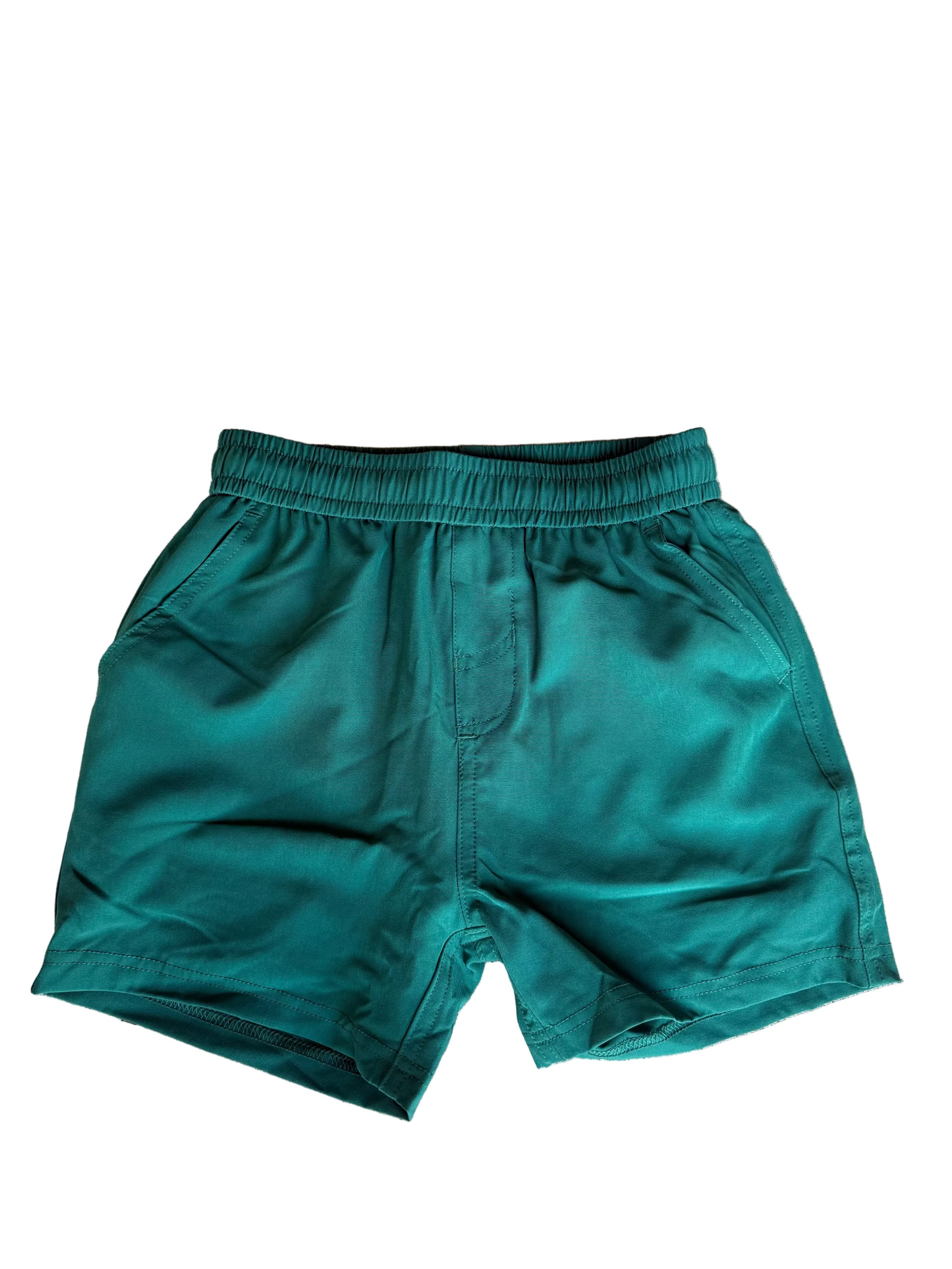 Boys Green Performance Shorts