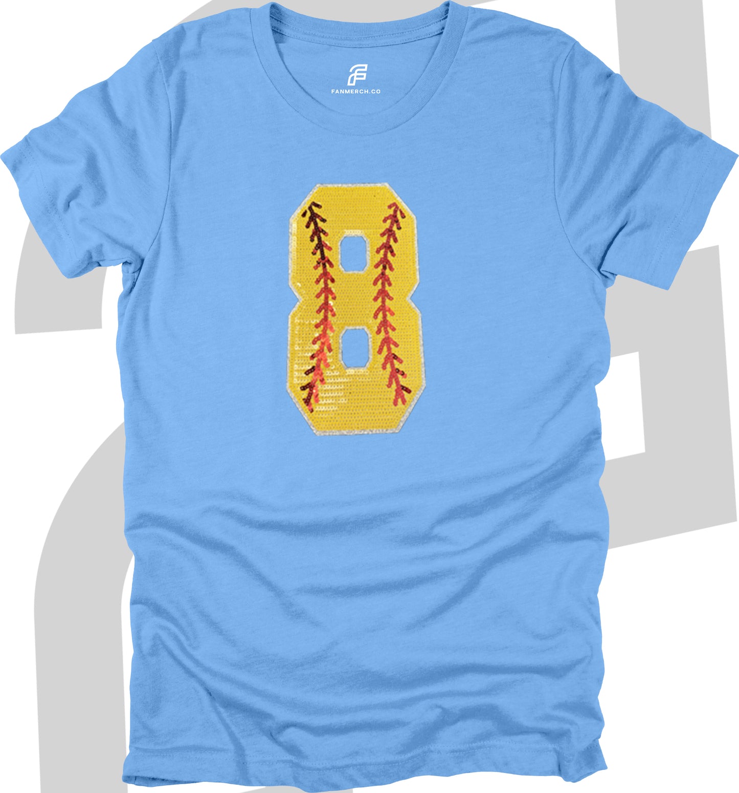 Softball Custom Sequin T-Shirt