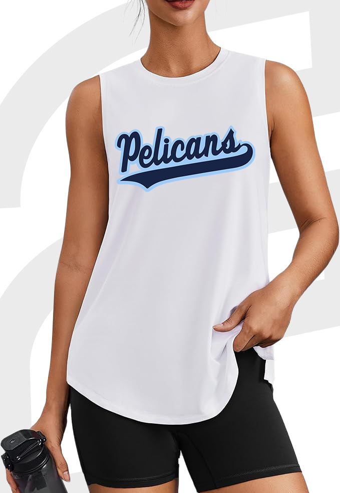 Pelican Script Tank (Full back)