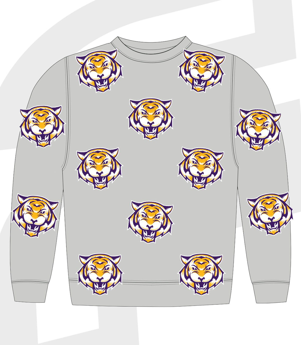 Benton Tiger Sequin Sweatshirt - ETA November