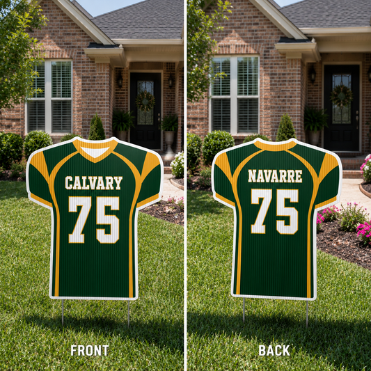 Calvary Football Yard Sign