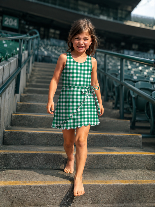 Gingham Girls Active Dress - ETA September