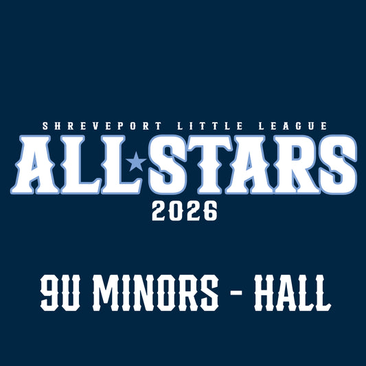 9U  - Minors - Hall Roster T-Shirt