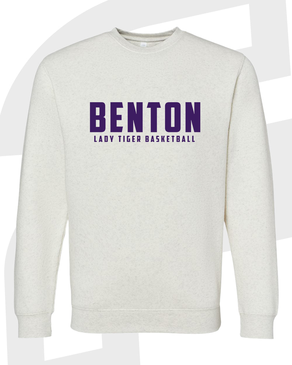 Benton Lady Tigers Basketball Crewneck Sweatshirt