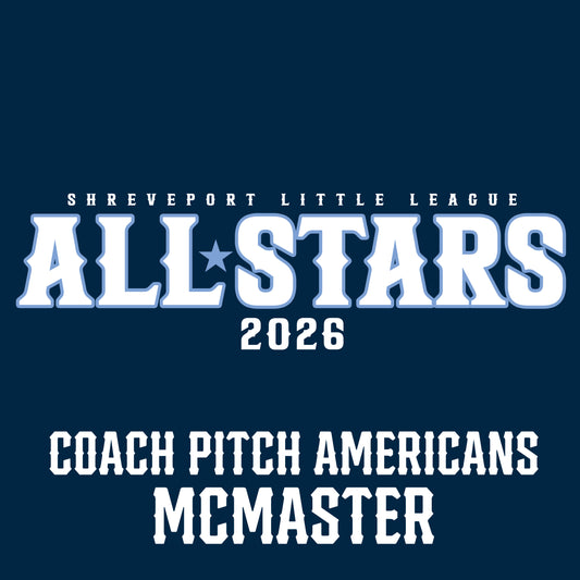 Coach Pitch - Americans - McMaster Roster T-Shirt