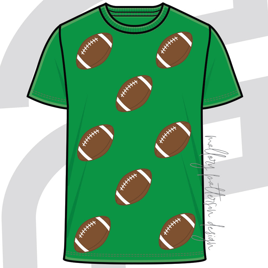 Football 2026 Sequin Tee - ETA September
