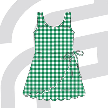 Gingham Girls Active Dress - ETA September