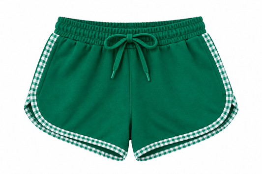 Rebels Gingham Green Shorts - ETA December