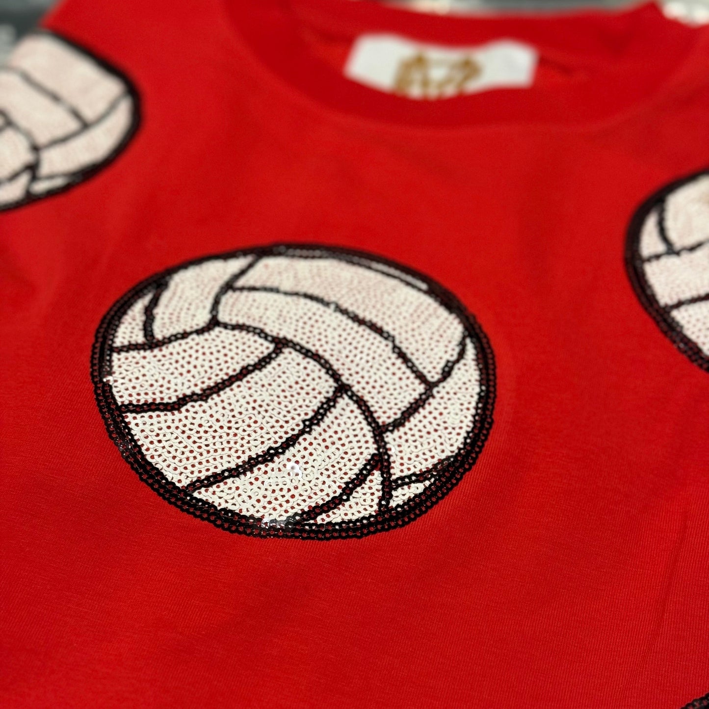 Volleyball 2026 Sequin Tee - ETA September