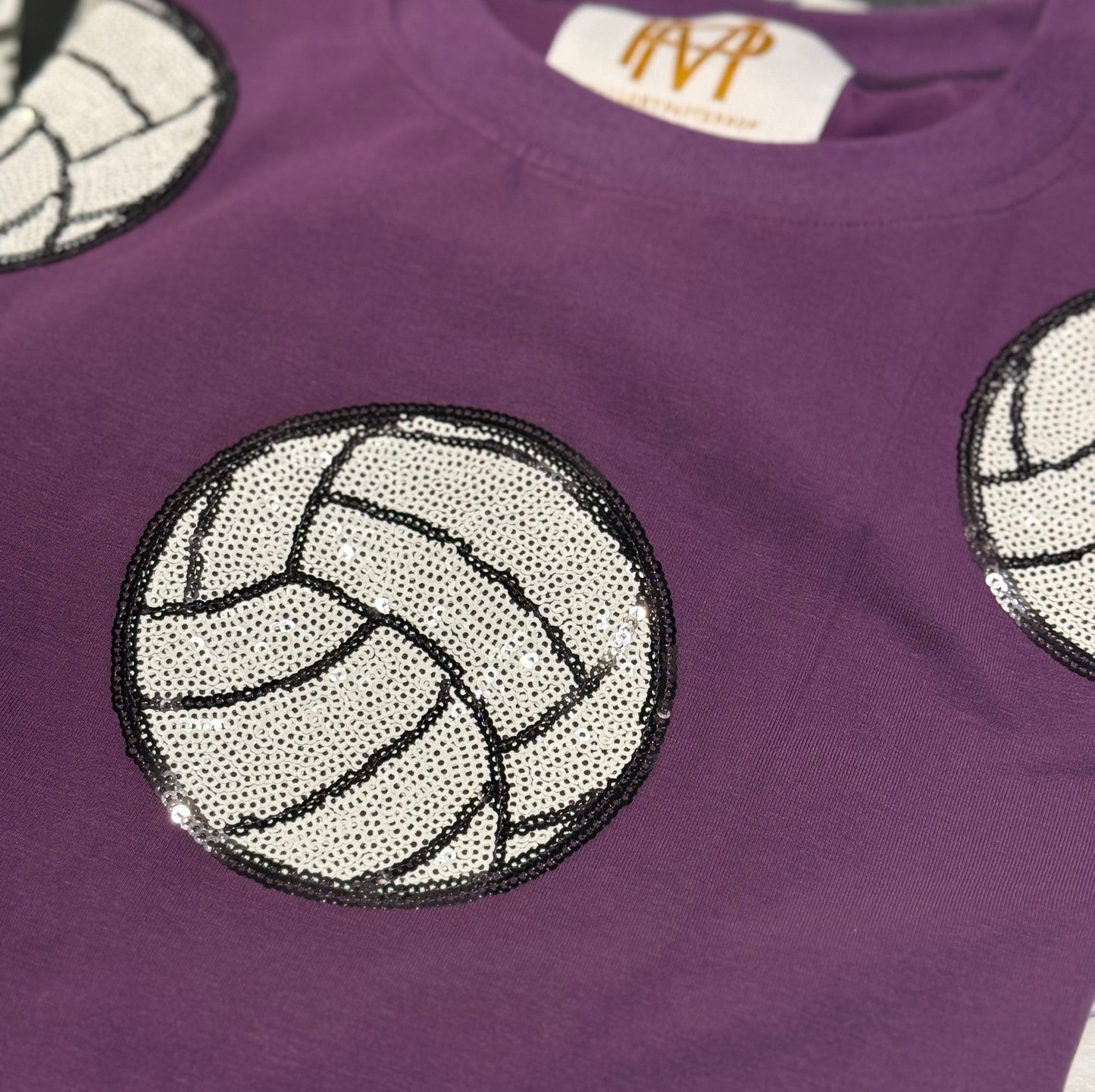 Volleyball 2026 Sequin Tee - ETA September