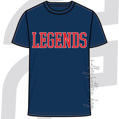 2026 Legends Navy Sequin Tee