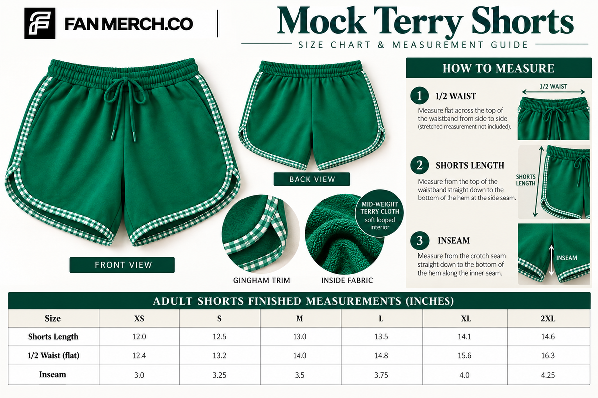 Rebels Gingham Green Shorts - ETA December