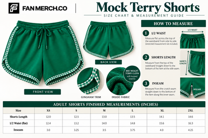 Rebels Gingham Green Shorts - ETA December