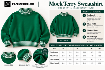 Cavs Gingham Mock-Neck - EXTRAS
