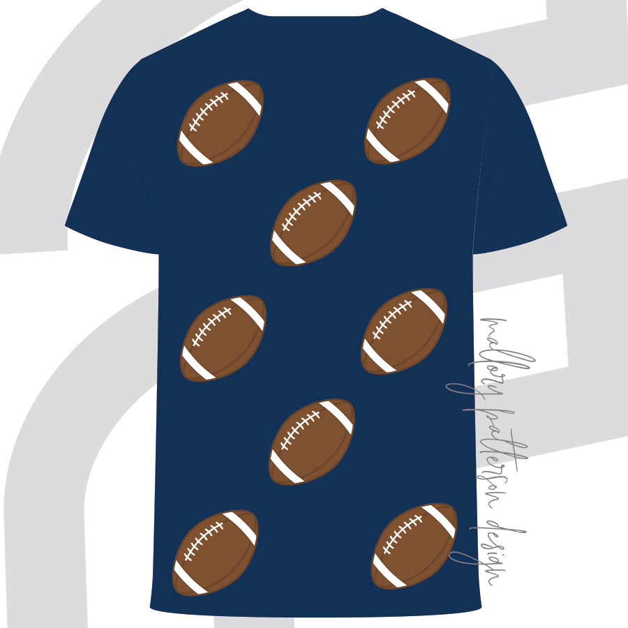 Football 2026 Sequin Tee - ETA September