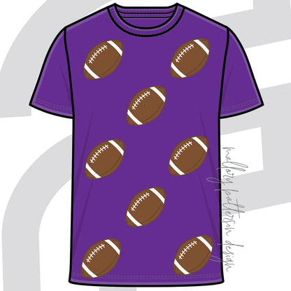 Football 2026 Sequin Tee - ETA September