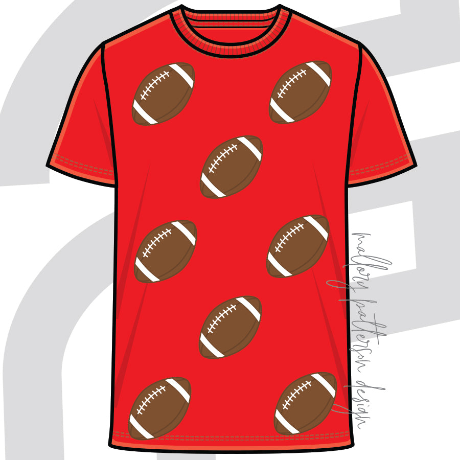 Football 2026 Sequin Tee - ETA September