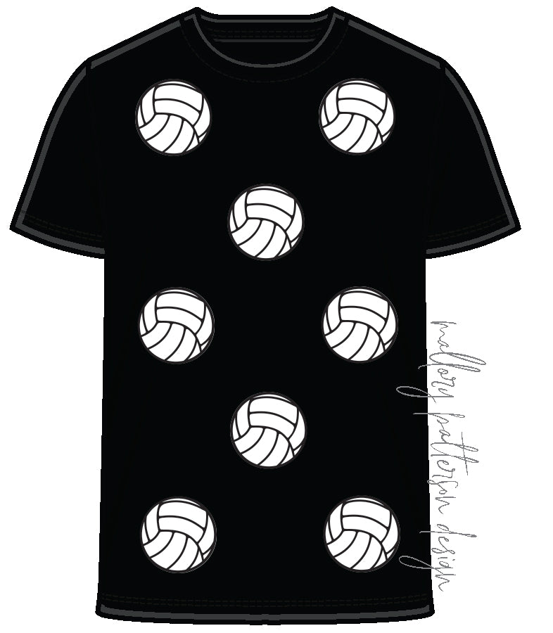 Volleyball 2026 Sequin Tee - ETA September