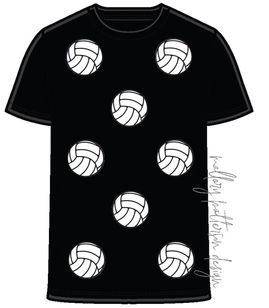 Volleyball Sequin Tee - ETA Late September