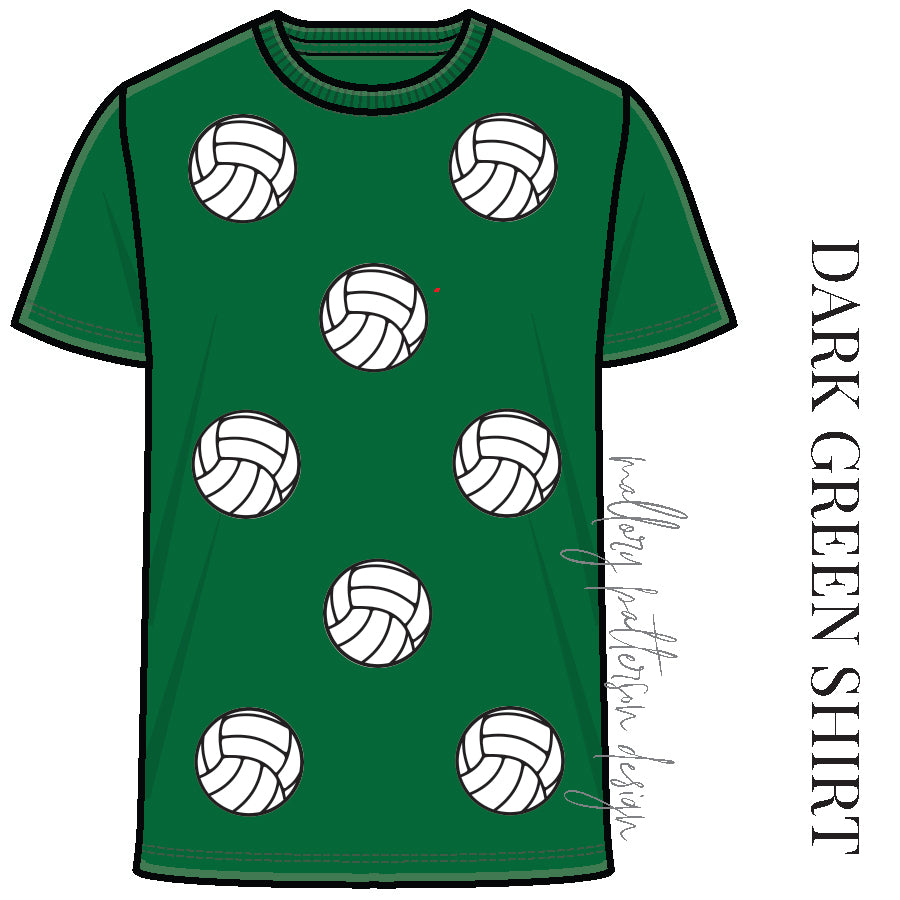 Volleyball 2026 Sequin Tee - ETA September