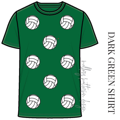 Volleyball 2026 Sequin Tee - ETA September