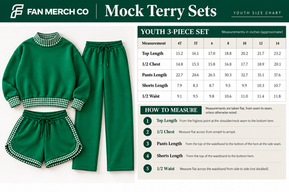 Cavs Gingham Mock-Neck - EXTRAS