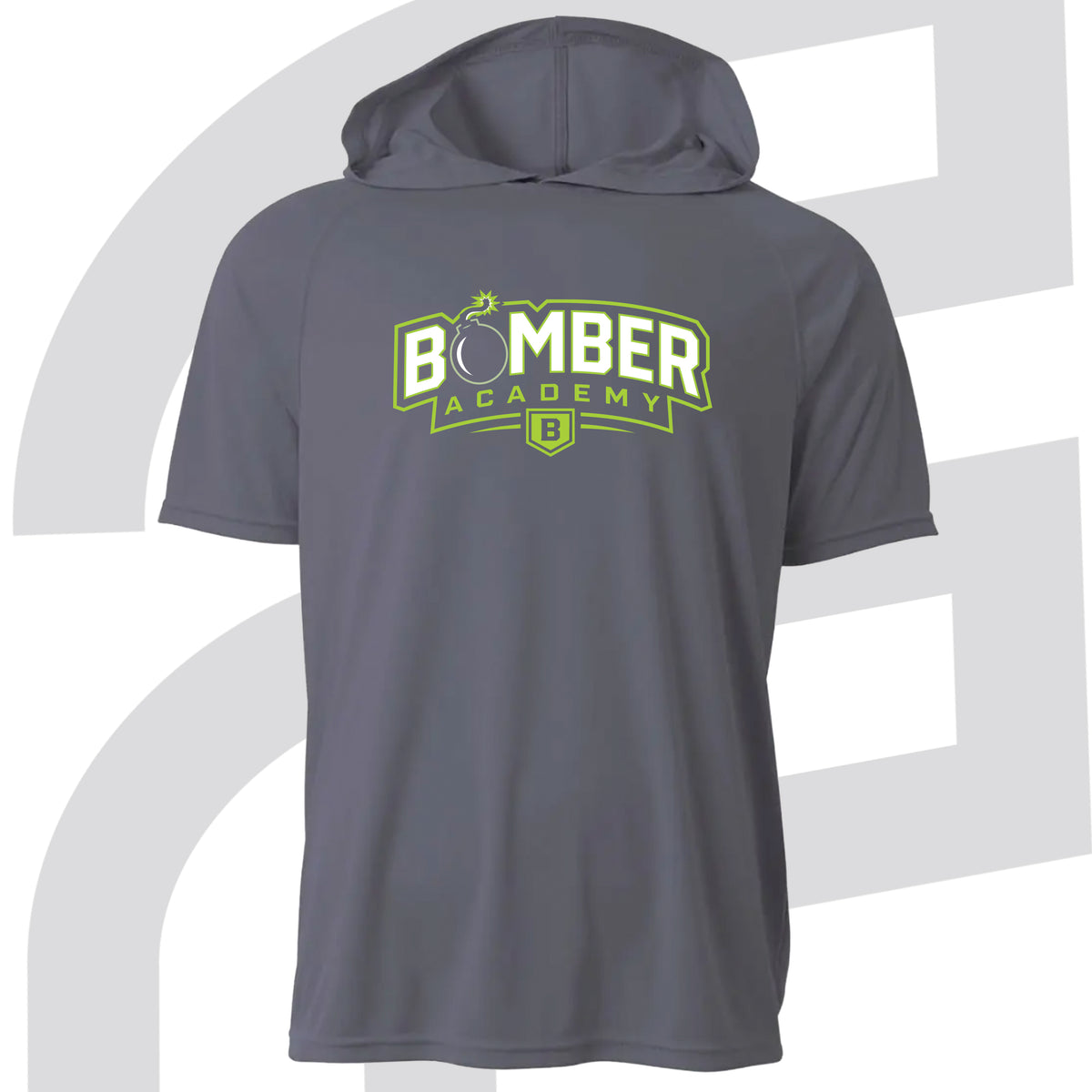 Bomber Academy Hooded Short Sleeve Shirt