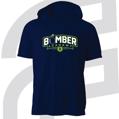 Bomber Academy Hooded Short Sleeve Shirt