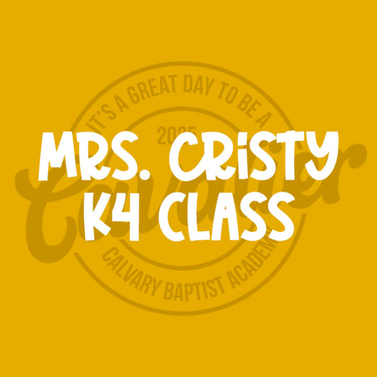 Mrs. Cristy - K4 CBA