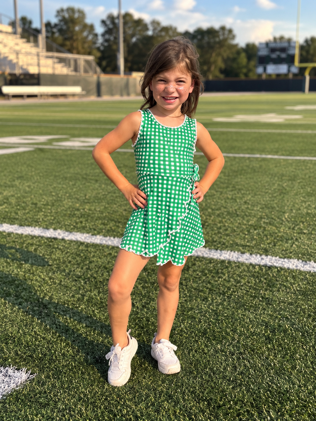 Gingham Girls Active Dress - ETA September