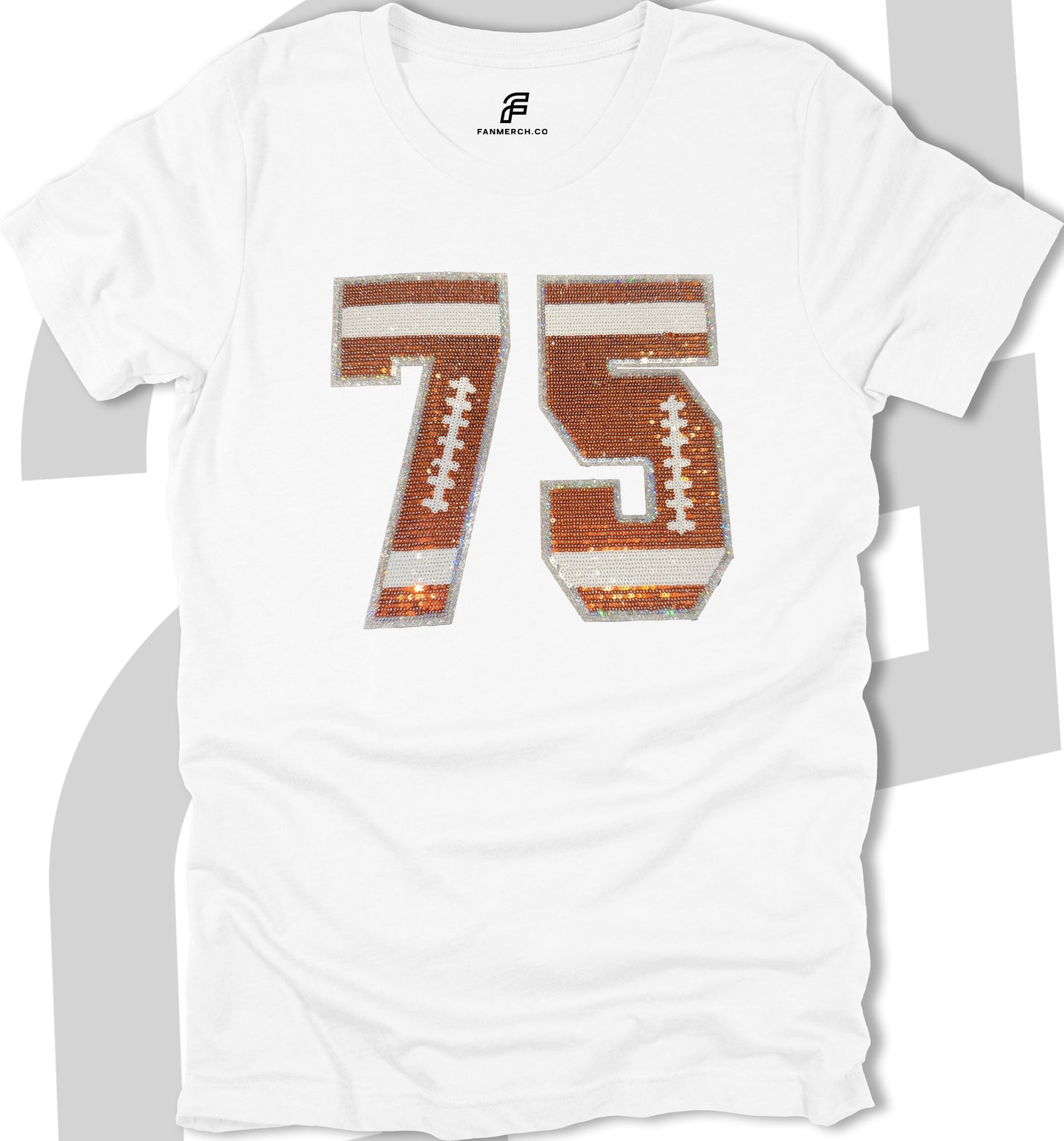 Football Custom Sequin T-Shirt
