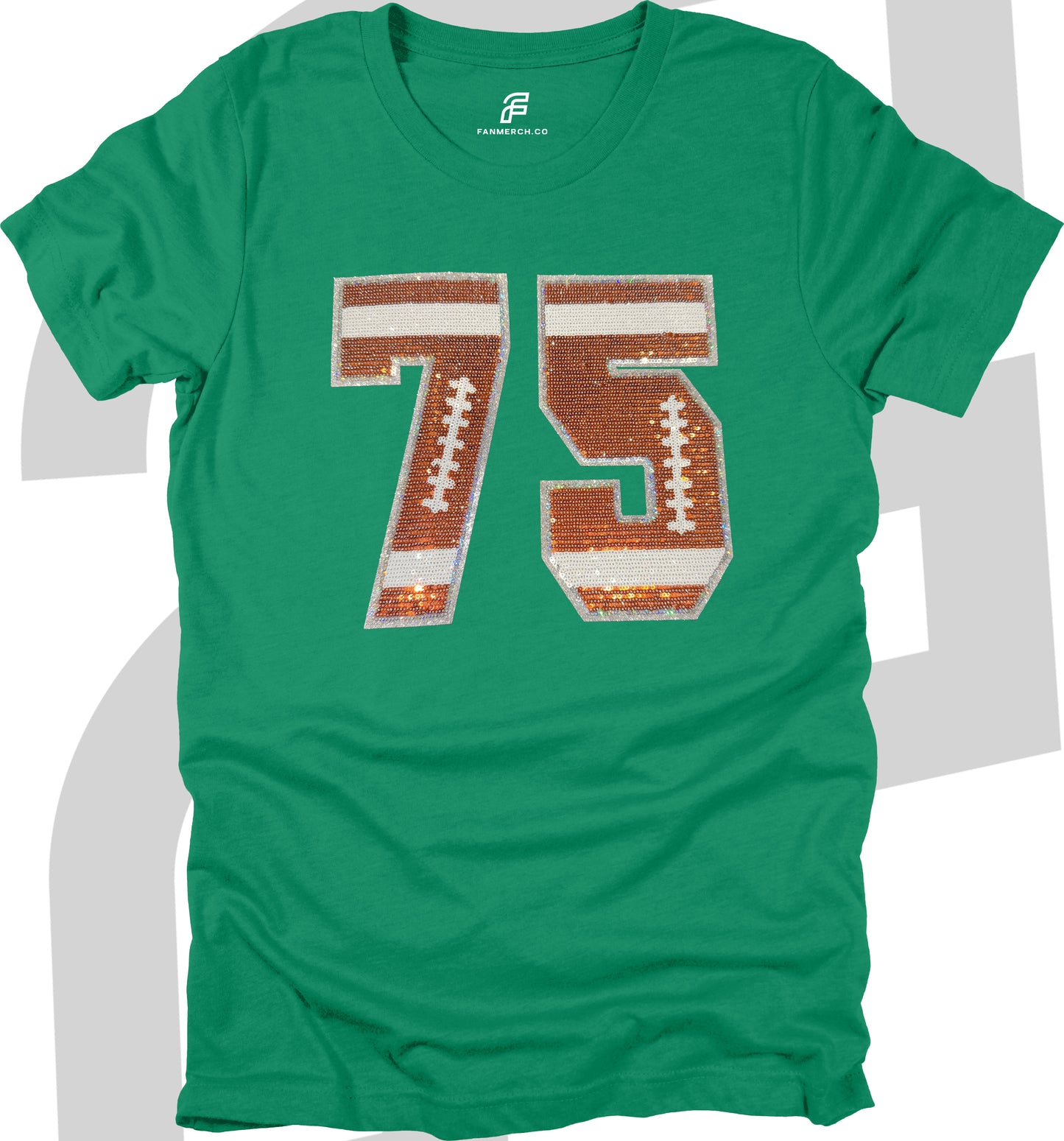 Football Custom Sequin T-Shirt