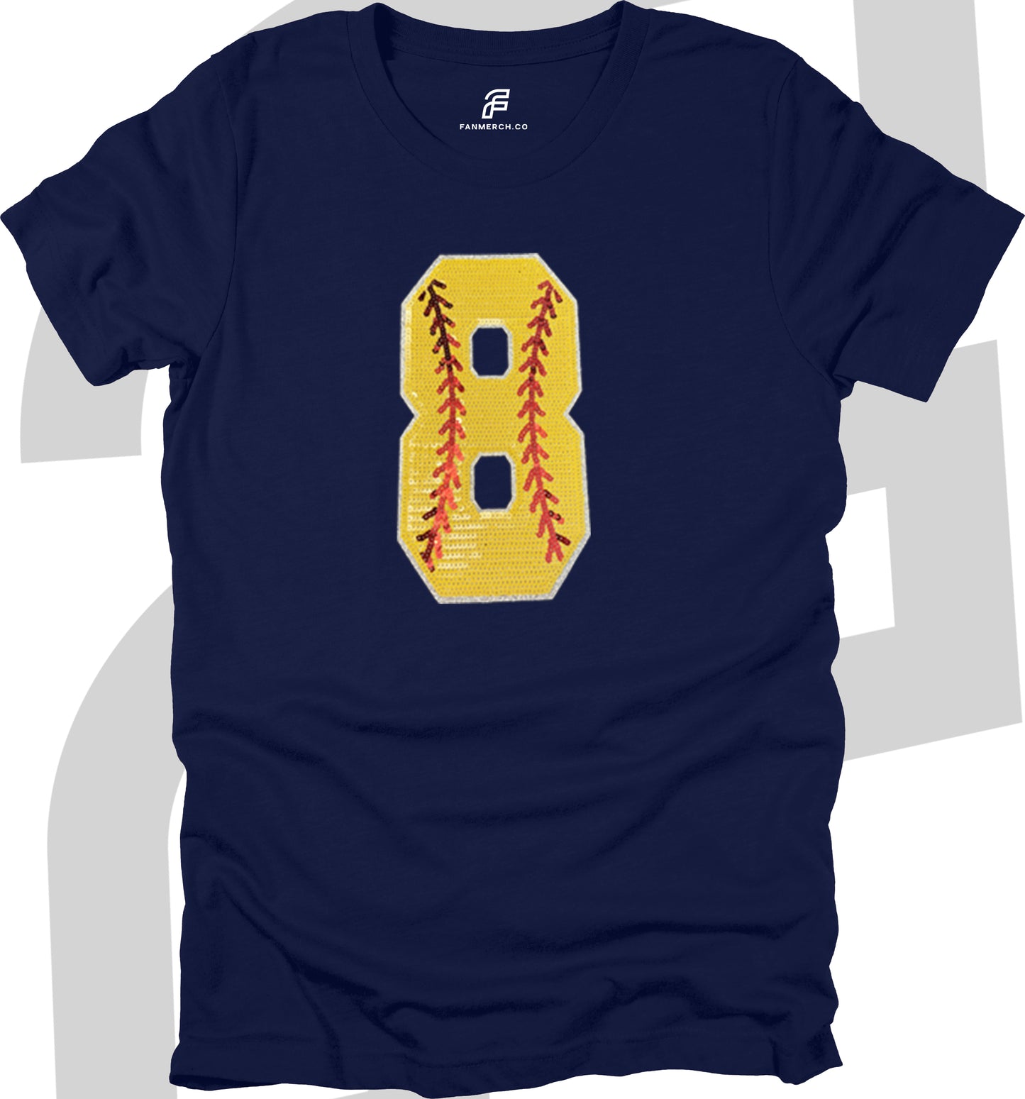 Softball Custom Sequin T-Shirt