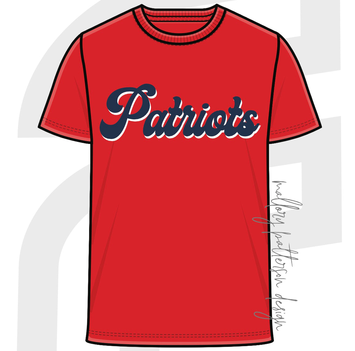 MPD Patriots Sequin Tee