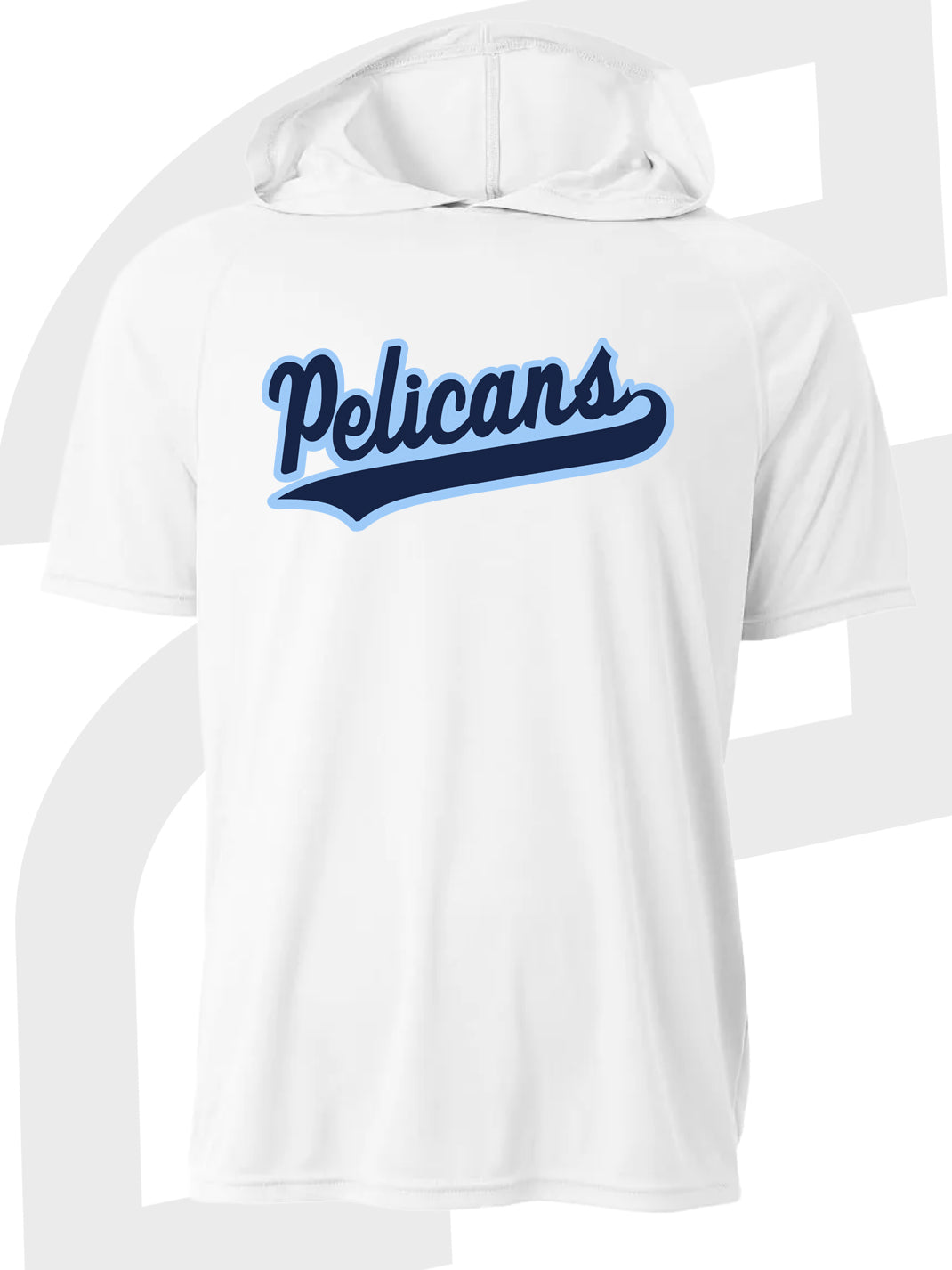Pelican Script Hooded Shirt