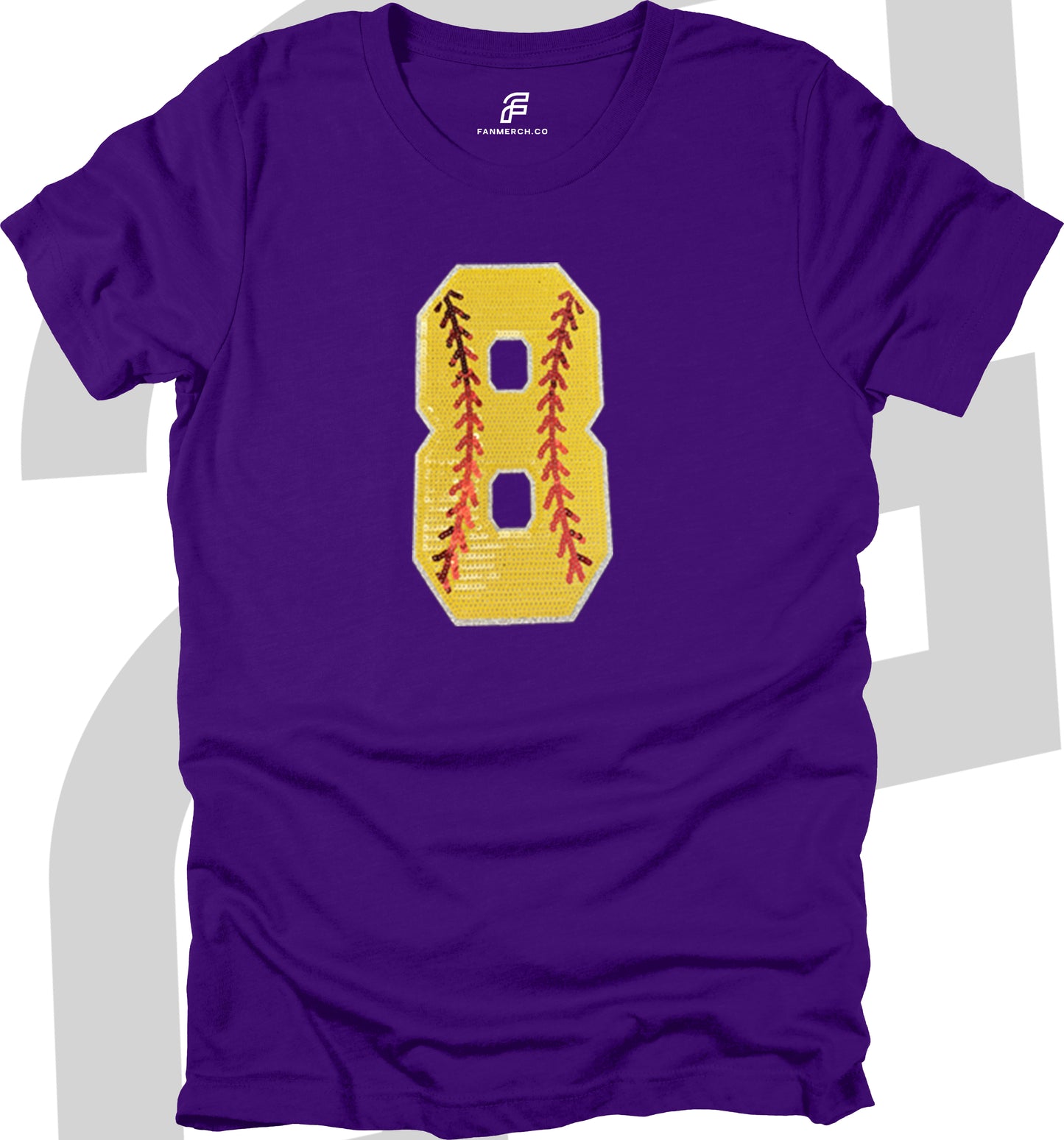Softball Custom Sequin T-Shirt