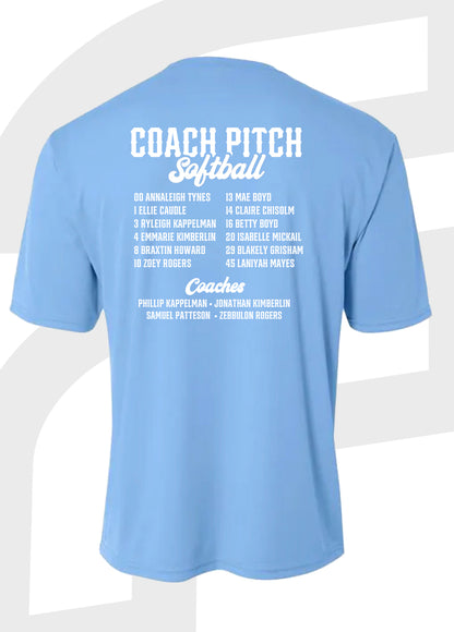 Softball - Coach Pitch - Roster T-Shirt
