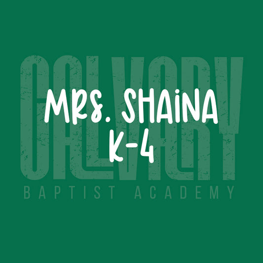 Mrs. Shaina - K4 CBA