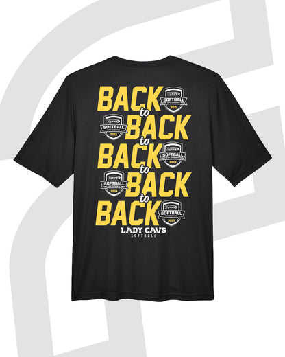 Lady Cavs Softball - 2025 5X State Championships Shirts
