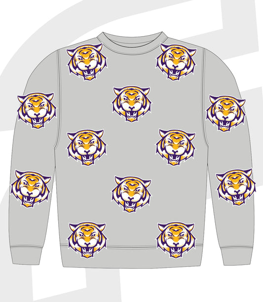 Benton Tiger Sequin Sweatshirt - ETA November