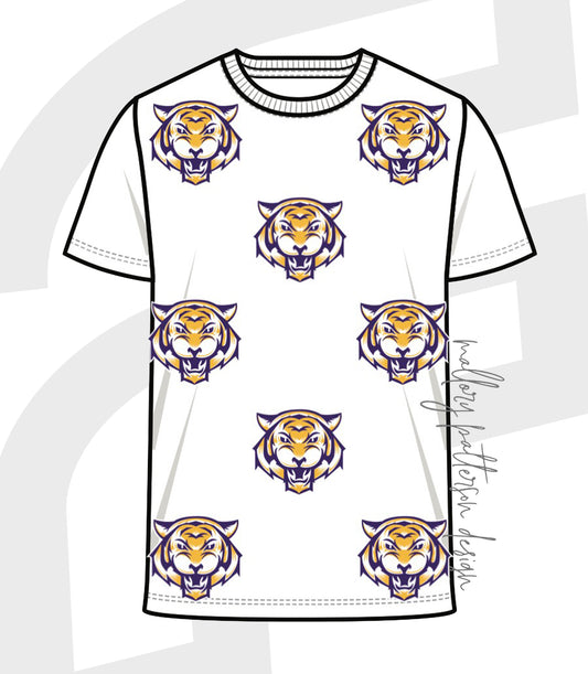 Benton Tiger Sequin Tee - ETA November