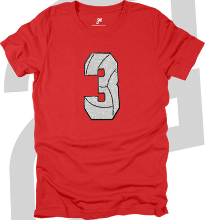 Volleyball Custom Sequin T-Shirt