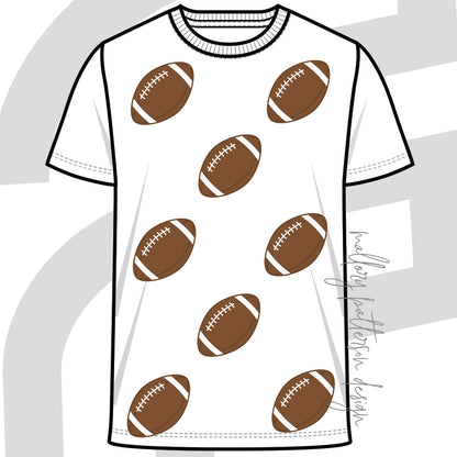 Football 2026 Sequin Tee - ETA September